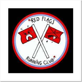 Red Flags Running Club Posters and Art